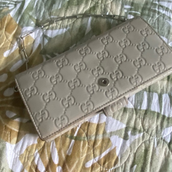 Gucci authentic made in Italy beige Long wallet GG line. - Picture 11 of 15